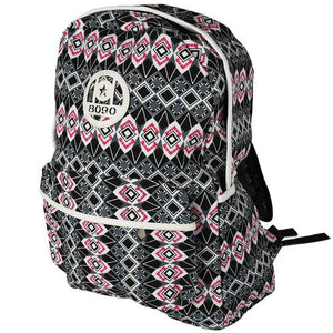 Backpack Bag Design Squares Diamond Rhomb GREY