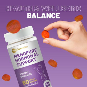 Menopure Hormonal Support 60 Vegan Pro Gummies | Menopause Support Gummies