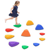 11 PCs Kids Stepping Stones, Balance River Stones, Obstacle Course