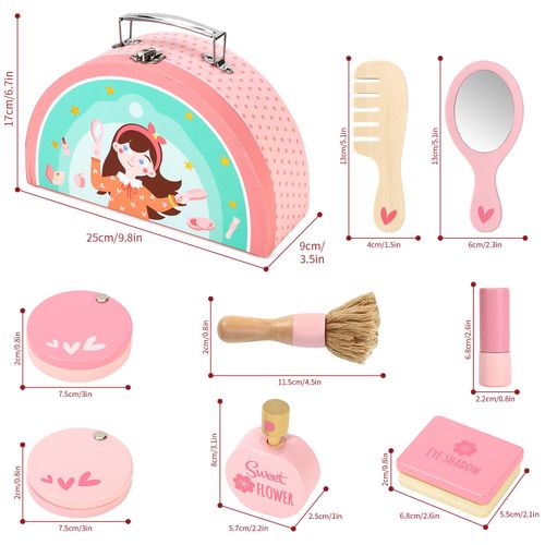 Wooden Makeup Pretend Play Toy Set