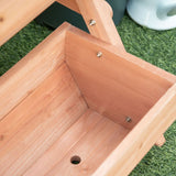 3 Tier Raised Garden Bed Wooden Elevated Planter Box Kit, Brown