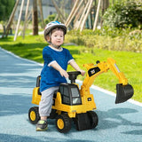 CAT Licensed Kids Construction Ride-On Digger w/ Shovel