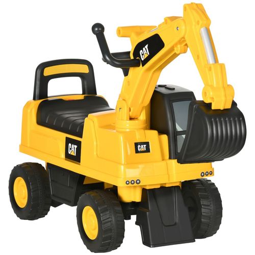 CAT Licensed Kids Construction Ride-On Digger w/ Shovel