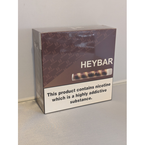 10 Pack of HayBar Cola Flavour 600 puff Disposable Vape