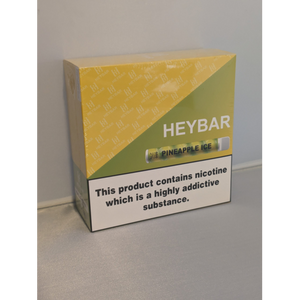 10 Pack of HayBar Pineapple Ice Flavour 600 puff Disposable Vape