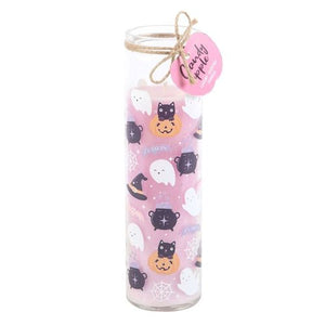 Halloween candy apple scented Tube Candle