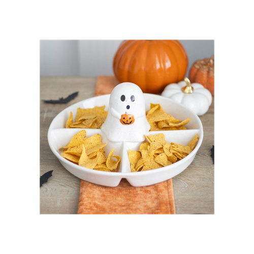 Ghost Chip & Dip Snack Dish