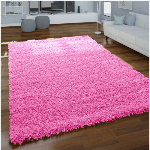 Barbie Pink Shaggy Rug 160 x 230