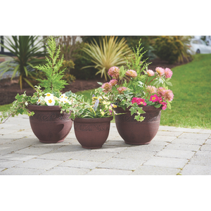 3 Pack Brown Planters