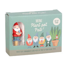Load image into Gallery viewer, Set of 4 Mini Gnome Plant Pot Pals
