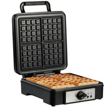Load image into Gallery viewer, 4 Slice Waffle Maker w/ Deep Cooking Plate Adjustable Temperature1200W