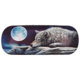 Quiet Reflection Glasses Case Wolf