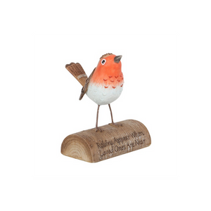 Robins Appear Resin Ornament