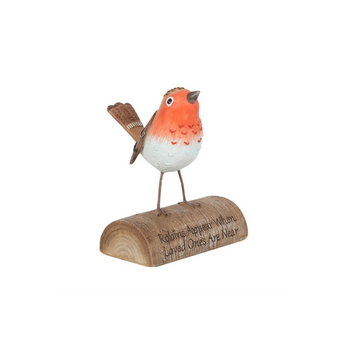 Robins Appear Resin Ornament