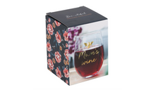 Load image into Gallery viewer, Mum&#39;s Wine Stemless Wine Glass