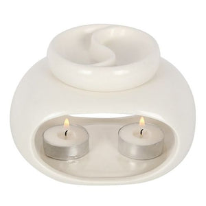 Off White Double Wax / Oil Burner