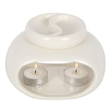 Off White Double Wax / Oil Burner