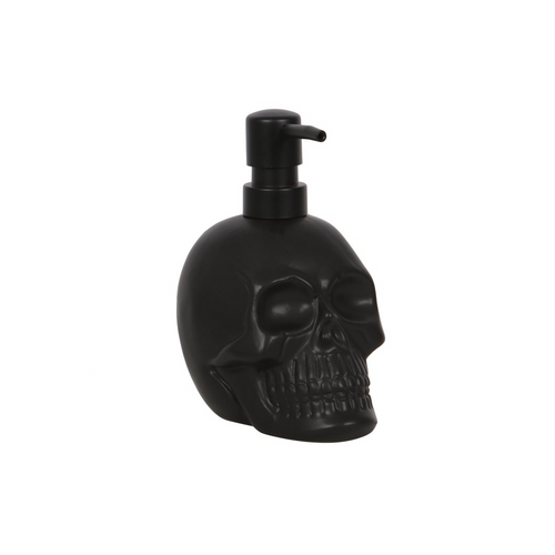 Black Skull Soap Dispenser