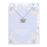 Butterfly Necklace on Greeting Card