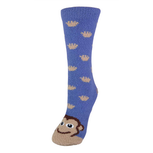 Animal Slipper Socks (MONKEY)