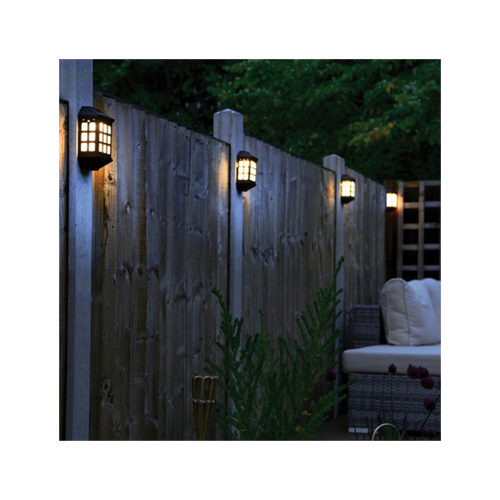 Solar fence lights x 4