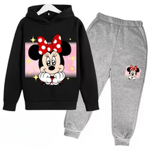 Load image into Gallery viewer, Kids 2PC Minnie Tracksuit Set