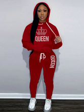 Load image into Gallery viewer, Queens Crown Hoodie and Pants Set