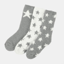 Load image into Gallery viewer, Fluffy Fleece Socks, Grey - 3PK