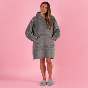 Petite Sherpa Fleece Hoodie Blanket