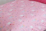 Playful Kittens Pink Duvet Set - SINGLE