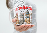 Personalised Cats Over T***s Mug