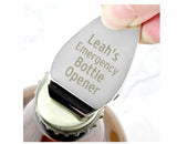 Personalised Any Message Bottle Opener Keyring