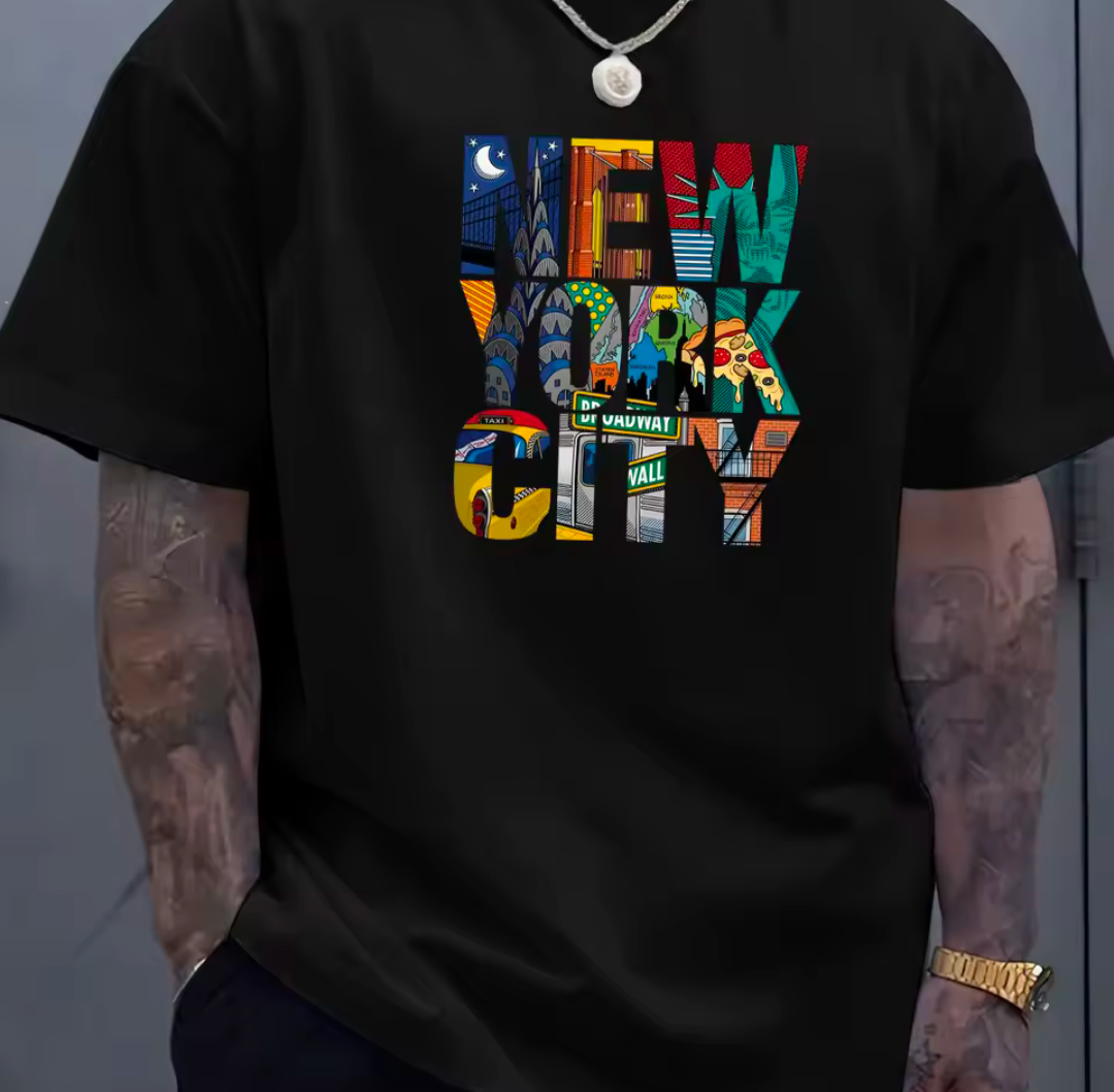 Mens Cotton NYC Tshirt