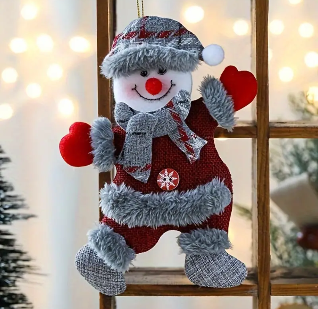 Festive Hanging Plush - Set of 4