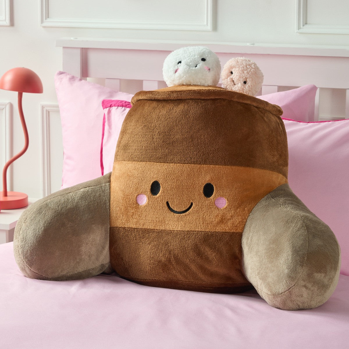 Hugo The Hot Chocolate Cuddle Cushion