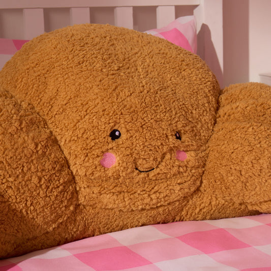 Claude The Croissant Cuddle Cushion - Brown