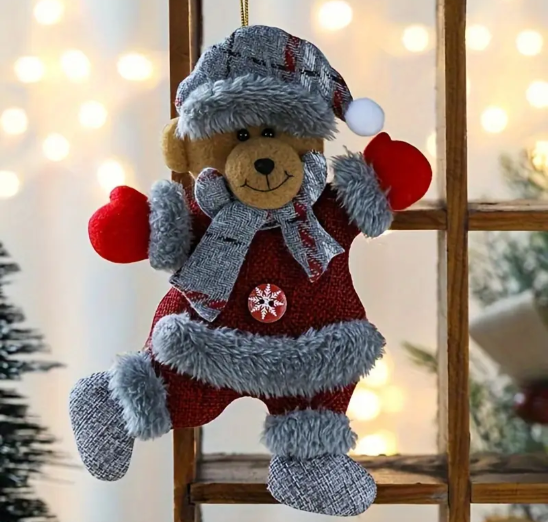 Festive Hanging Plush - Set of 4