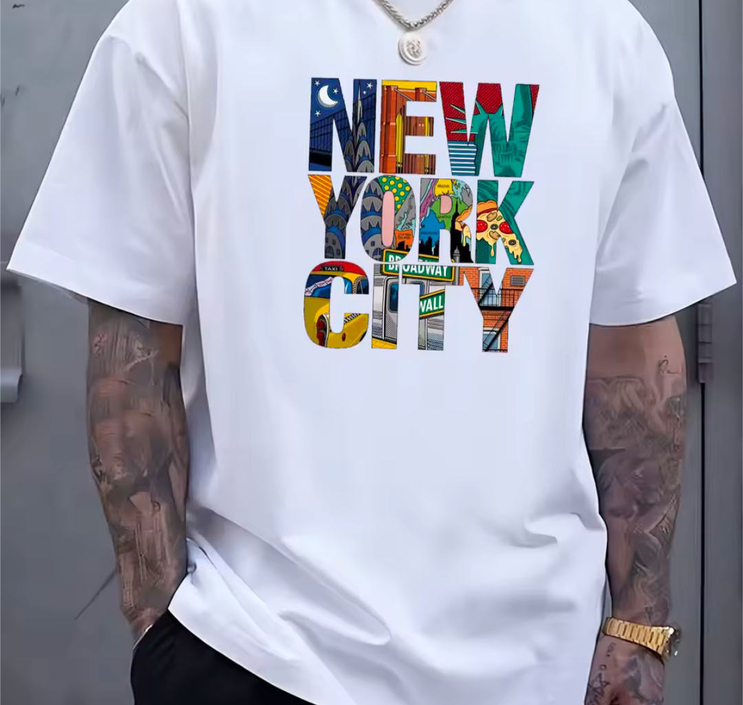 Mens Cotton NYC Tshirt