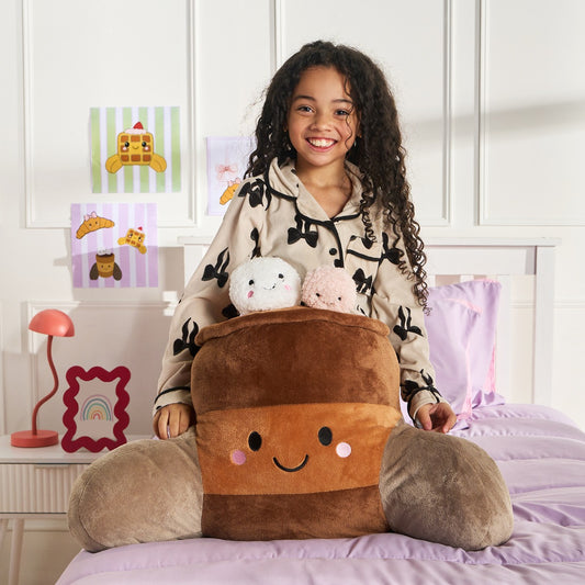 Hugo The Hot Chocolate Cuddle Cushion