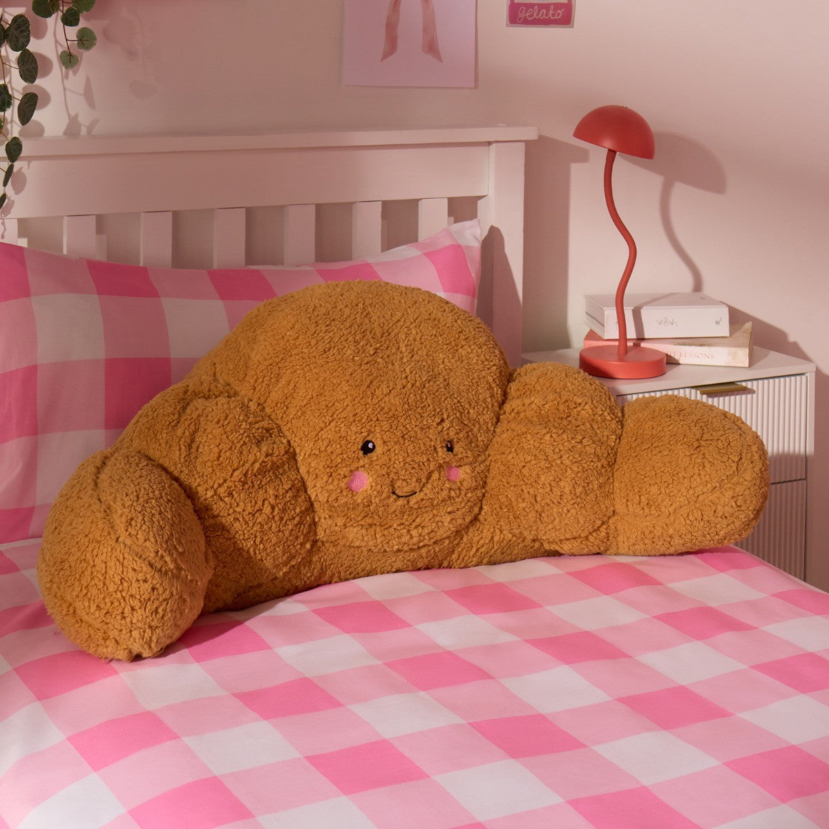 Claude The Croissant Cuddle Cushion - Brown
