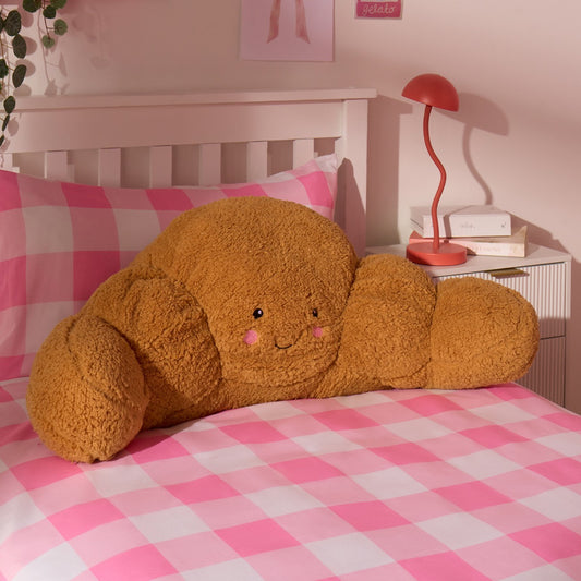 Claude The Croissant Cuddle Cushion - Brown