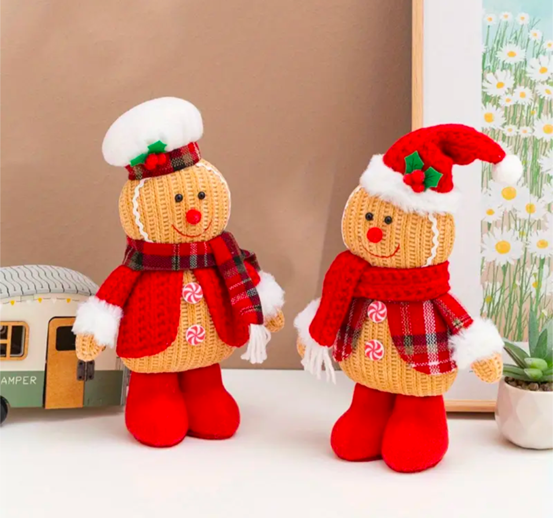 Festive Gingerbread Couple