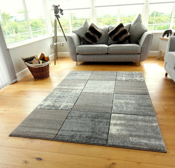 Taupe Grey Shadow Rug