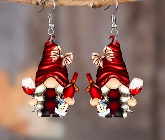 Christmas Gonk Earrings