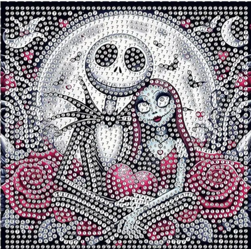 NBC Jack and Sally Diamond Painting Kit