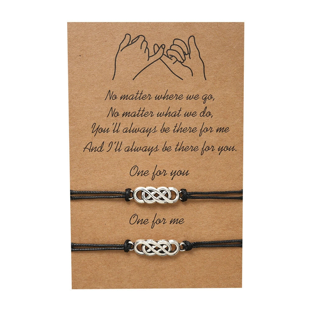 Infinity Friendship Bracelet Set
