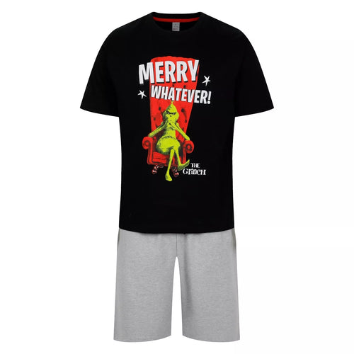 Mens Christmas Pyjamas The Grinch Short PJ Set