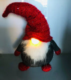 Christmas Gonks With Light Up Noses 45cm