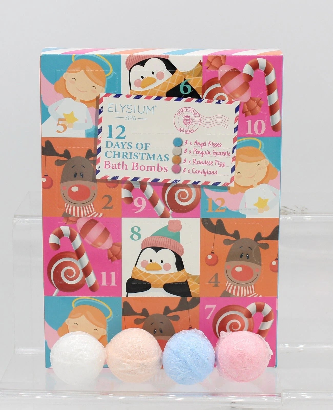 12 Days of Christmas Bath Bomb Kids Advent Calendar