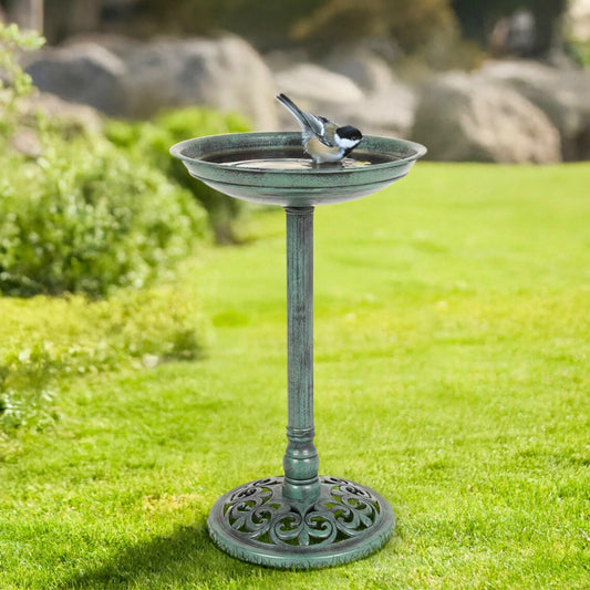 Garden Bird Bath Table Feeder Station